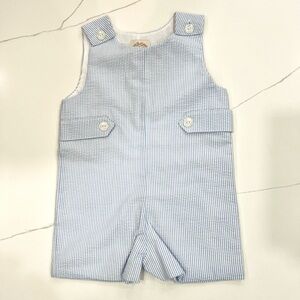 T.B.B.C. Light Blue & White Seersucker Jack Keene Jon Jon